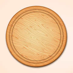 Kitchen cutting board Wood texture board illustration