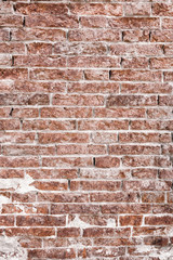 Old red brick wall textures and backgrounds