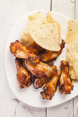 BBQ chicken wings