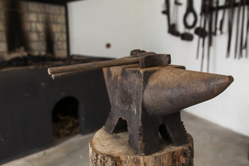 Carpenter and blacksmith tools