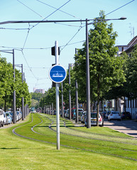 tramway in Strasbourg - France © Jonathan Stutz