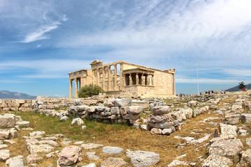 Erechthéion et Porche de Caryatides à Acropole, Athènes, Grèce