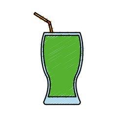 soft drink icon over white backgorund. vector illustration