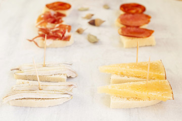 Spanish tapas,pinchos