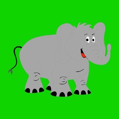 Cute elephant cartoon