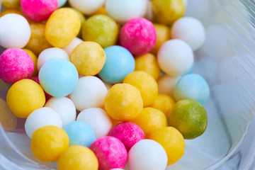 candy colored sugar balls