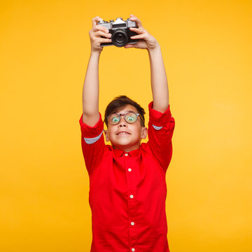 Expressive Teen With Camera