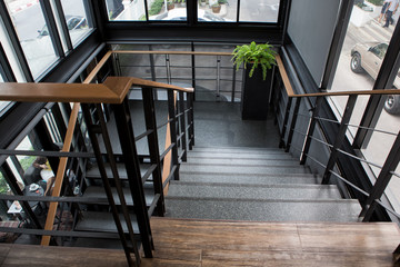 Indoor Concrete Staircase