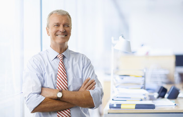 Obraz premium Senior businessman portrait