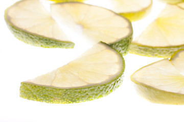Slices of lime