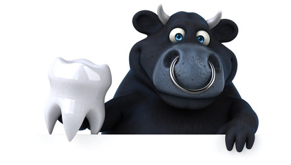 Black bull - 3D Illustration