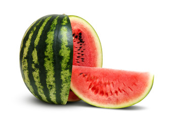 watermelon isolated on white