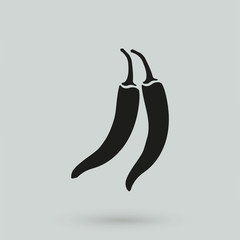 pepper icon in a simple style