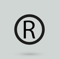 Registered Trademark symbol in a simple style