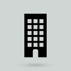 building icon in a simple style