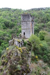Fototapeta na wymiar les tours de Merle,citadelle féodale en Corrèze