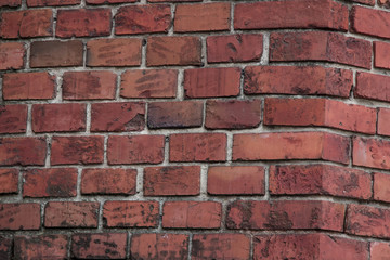Dirty Red Brick Wall Can Use For Background
