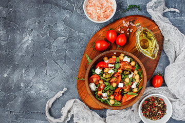 Spring vegetable salad