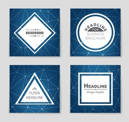 Abstract vector layout background set. For art template design, list, front page, mockup brochure theme style, banner, idea, cover, booklet, print, flyer, book, blank, card, ad, sign, sheet,, a4