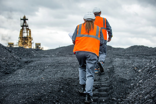 Coal mining workers