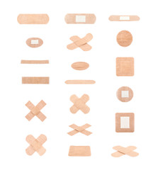Adhesive bandage sticking plaster