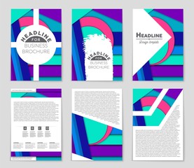 Abstract vector layout background set. For art template design, list, front page, mockup brochure theme style, banner, idea, cover, booklet, print, flyer, book, blank, card, ad, sign, sheet,, a4
