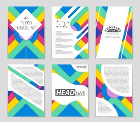 Abstract vector layout background set. For art template design, list, front page, mockup brochure theme style, banner, idea, cover, booklet, print, flyer, book, blank, card, ad, sign, sheet,, a4