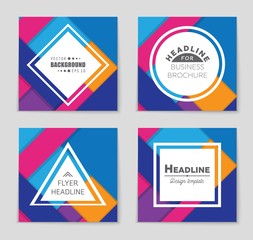 Abstract vector layout background set. For art template design, list, front page, mockup brochure theme style, banner, idea, cover, booklet, print, flyer, book, blank, card, ad, sign, sheet,, a4