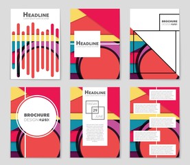 Abstract vector layout background set. For art template design, list, front page, mockup brochure theme style, banner, idea, cover, booklet, print, flyer, book, blank, card, ad, sign, sheet,, a4