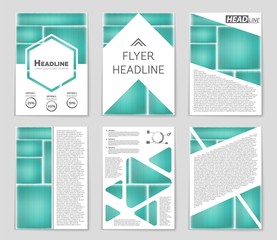 Abstract vector layout background set. For art template design, list, front page, mockup brochure theme style, banner, idea, cover, booklet, print, flyer, book, blank, card, ad, sign, sheet,, a4