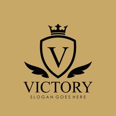 Royal brand logo design vector