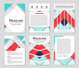 Abstract vector layout background set. For art template design, list, front page, mockup brochure theme style, banner, idea, cover, booklet, print, flyer, book, blank, card, ad, sign, sheet,, a4