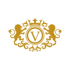 Royal brand logo design vector