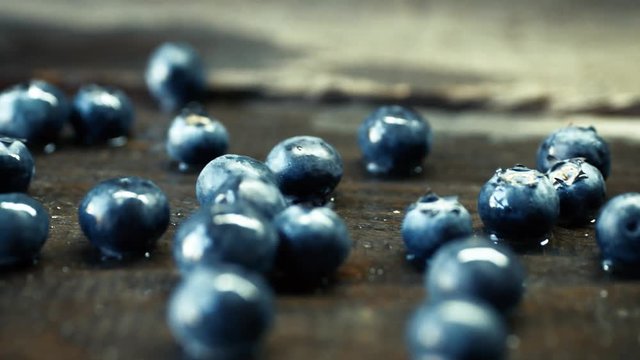 frische heidelbeeren