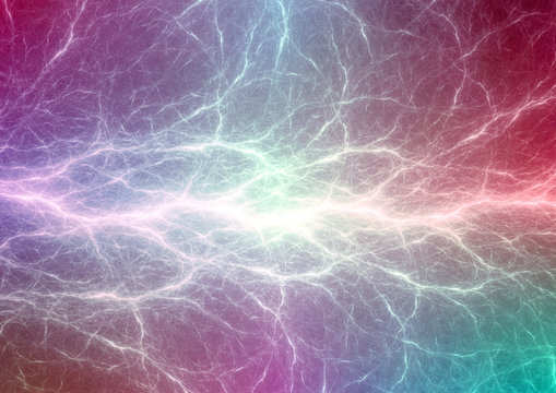 Colorful abstract lightning, psychedellic background