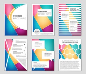 Abstract vector layout background set. For art template design, list, front page, mockup brochure theme style, banner, idea, cover, booklet, print, flyer, book, blank, card, ad, sign, sheet,, a4