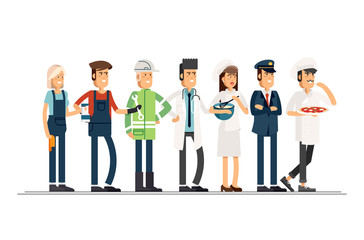 Labor Day. A group of people