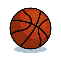 basketball sport ball isolated icon vector illustration design