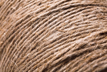 Natural jute twine texture