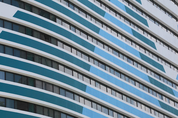 Glass of Business tall buildings.