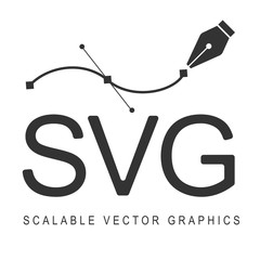 Scalable Vector Graphics, format svg. Responsive disign.