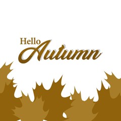 Autumn concept illustration vector