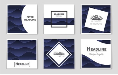 Abstract vector layout background set. For art template design, list, page, mockup brochure theme style, banner, idea, cover, booklet, print, flyer, book, blank, card, ad, sign, sheet,, a4.