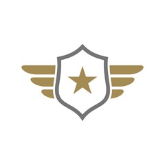 Army and military logo design logo