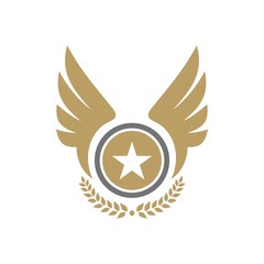 Army and military logo design logo