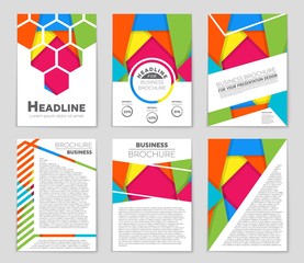 Abstract vector layout background set. For art template design, list, front page, mockup brochure theme style, banner, idea, cover, booklet, print, flyer, book, blank, card, ad, sign, sheet,, a4