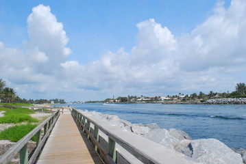Obraz premium Waterfront Boardwalk
