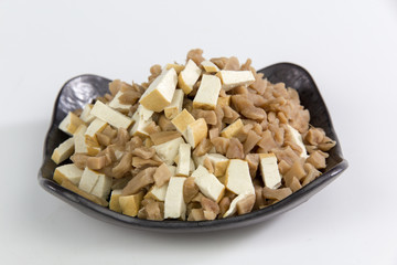 dried radish and Dried bean curd