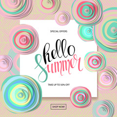 Summer sale background