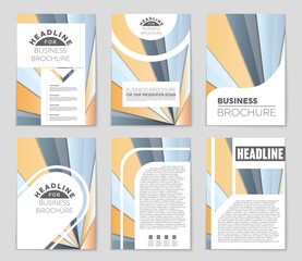 Abstract vector layout background set. For art template design, list, front page, mockup brochure theme style, banner, idea, cover, booklet, print, flyer, book, blank, card, ad, sign, sheet,, a4